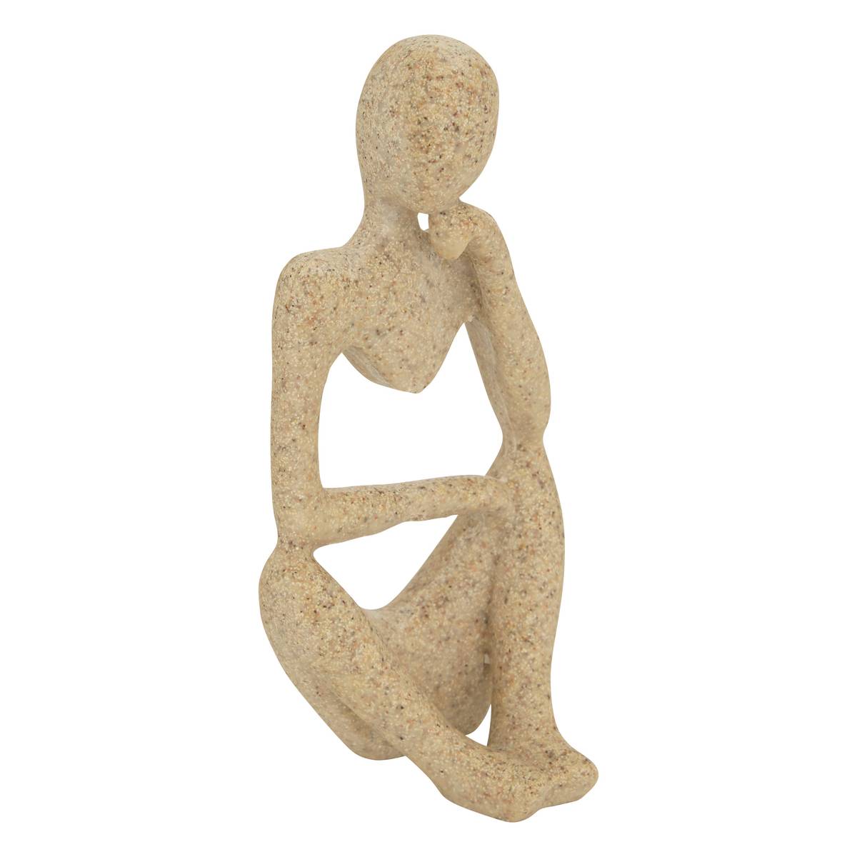 Set di 3 statue "Aby" Beige Medio, 6,5x5 cm Beige
