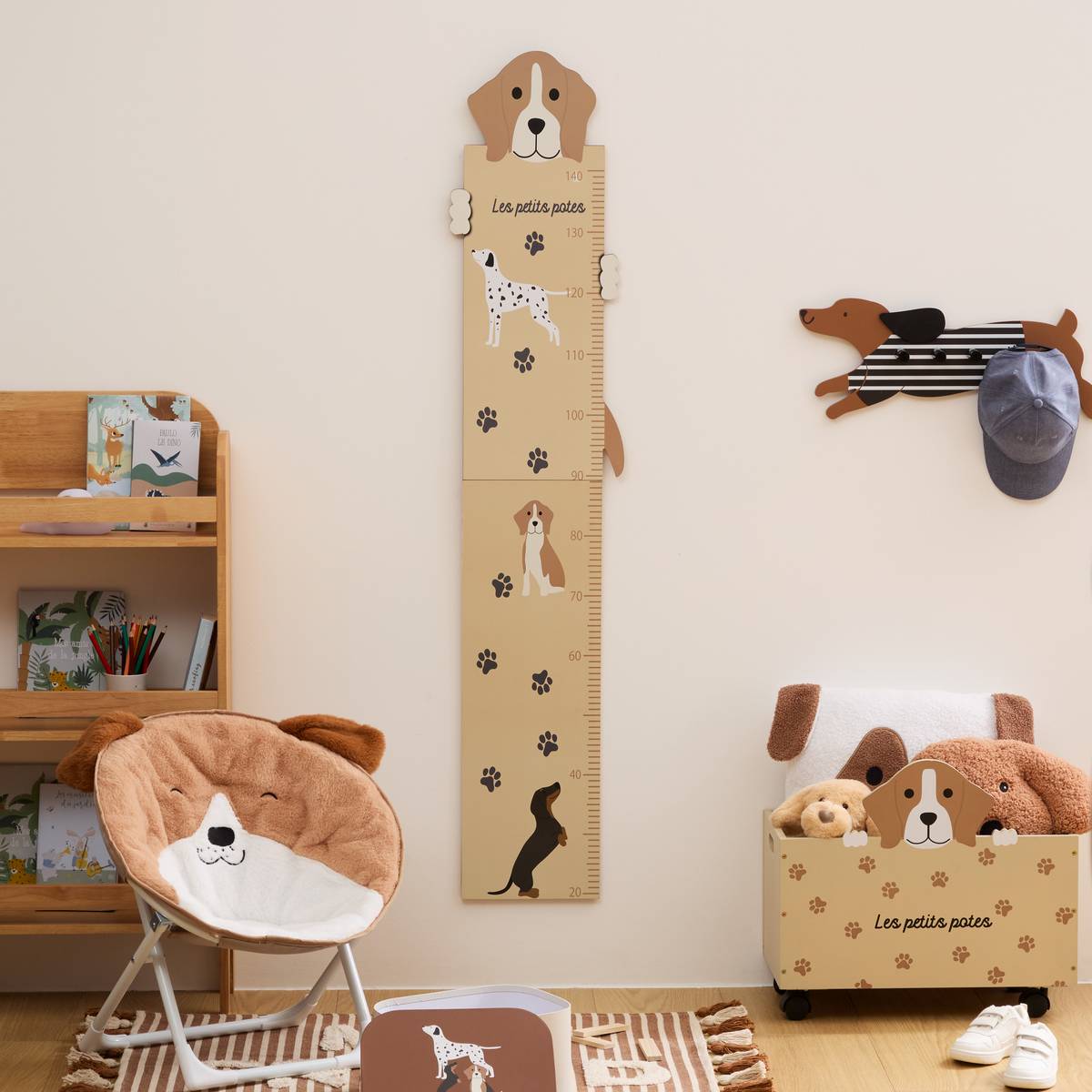 Stadiometro per bambini "Scott" Beige, 140cm Beige