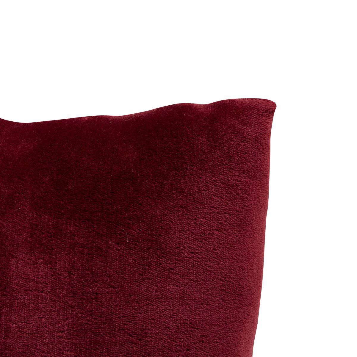Cuscino "Ollis" Rosso Granato, 38x38 cm Rosso granato