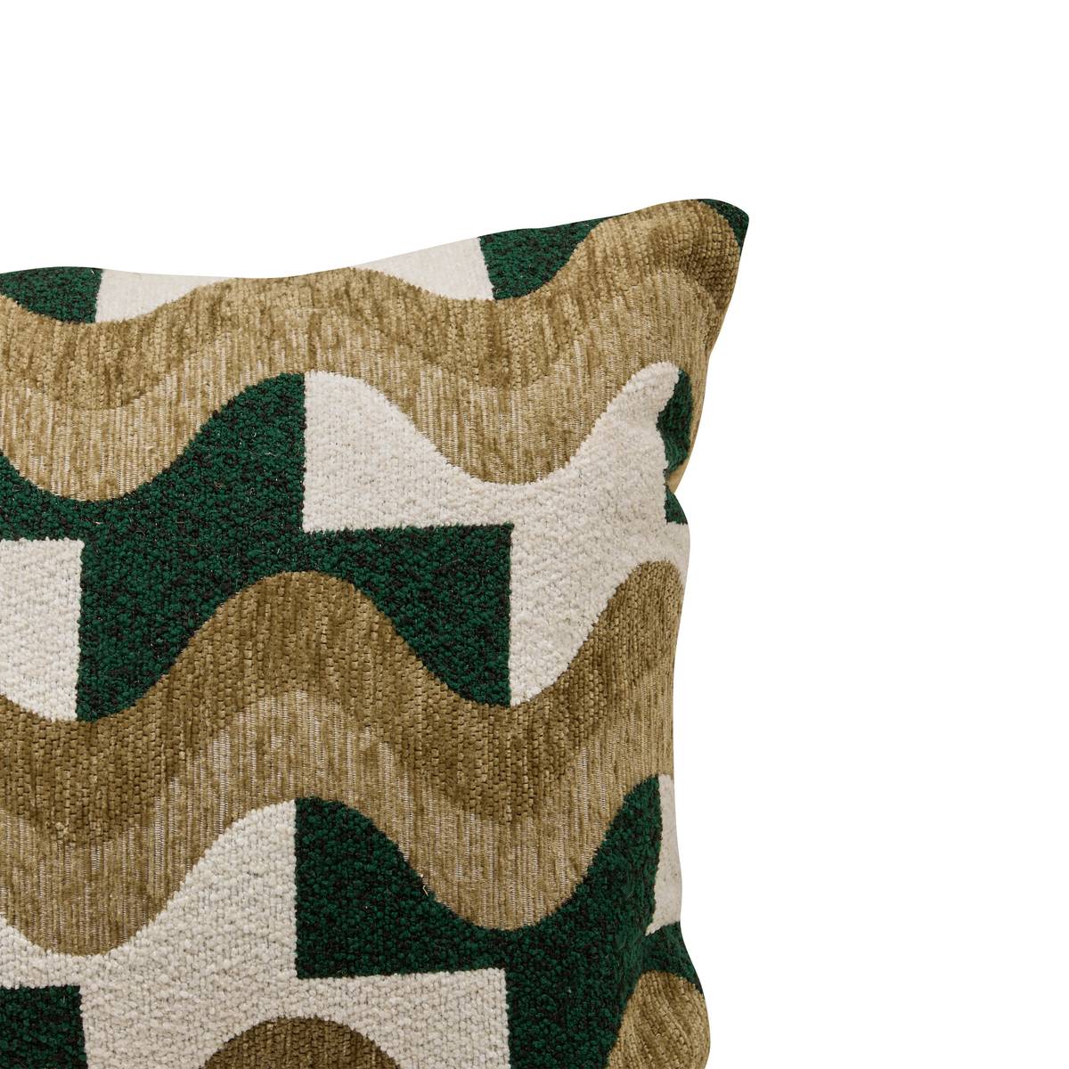 Cuscino "Floe" Verde Kaki, 58x38 cm Verde