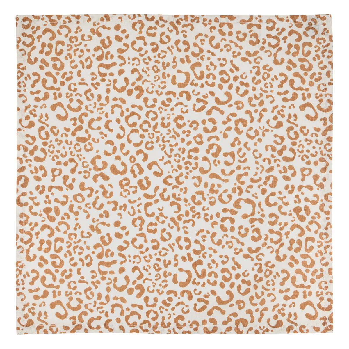 Set di 4 tovaglioli "Leopadi" Lino Beige, 40 x 40 cm Beige