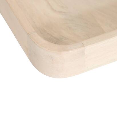 Vassoio "mango" legno di mango, 25,5x25,5 cm, beige