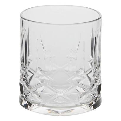 Set di 4 bicchieri bassi "gaspard" vetro, trasparente