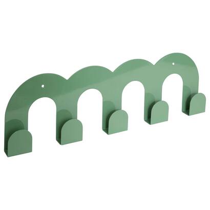 Appendiabiti "callista" verde, 5 ganci