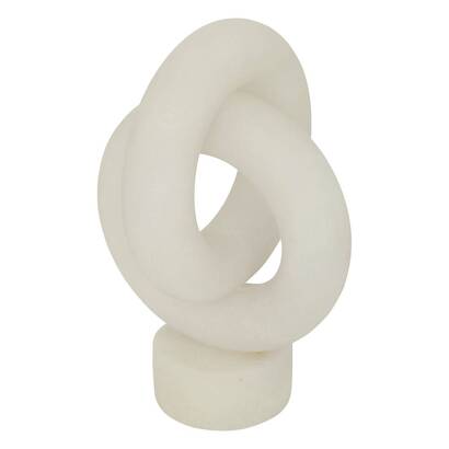 Decorazione da posare "louan" bianco, 21x21 cm