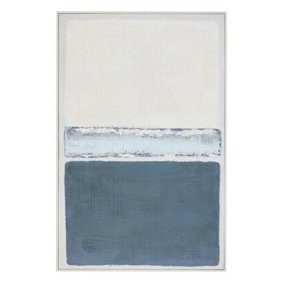 Dipinto incorniciato "jimena" blu, 116x75 cm