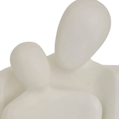 Statua coppia "rima" bianco, 18x13,5 cm