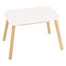 Tavolo da gioco per bambini "Buldy" Bianco, 68,5x43 cm Bianco