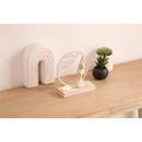 Portacandele "Yogi" Multicolore, 15x6 cm Beige