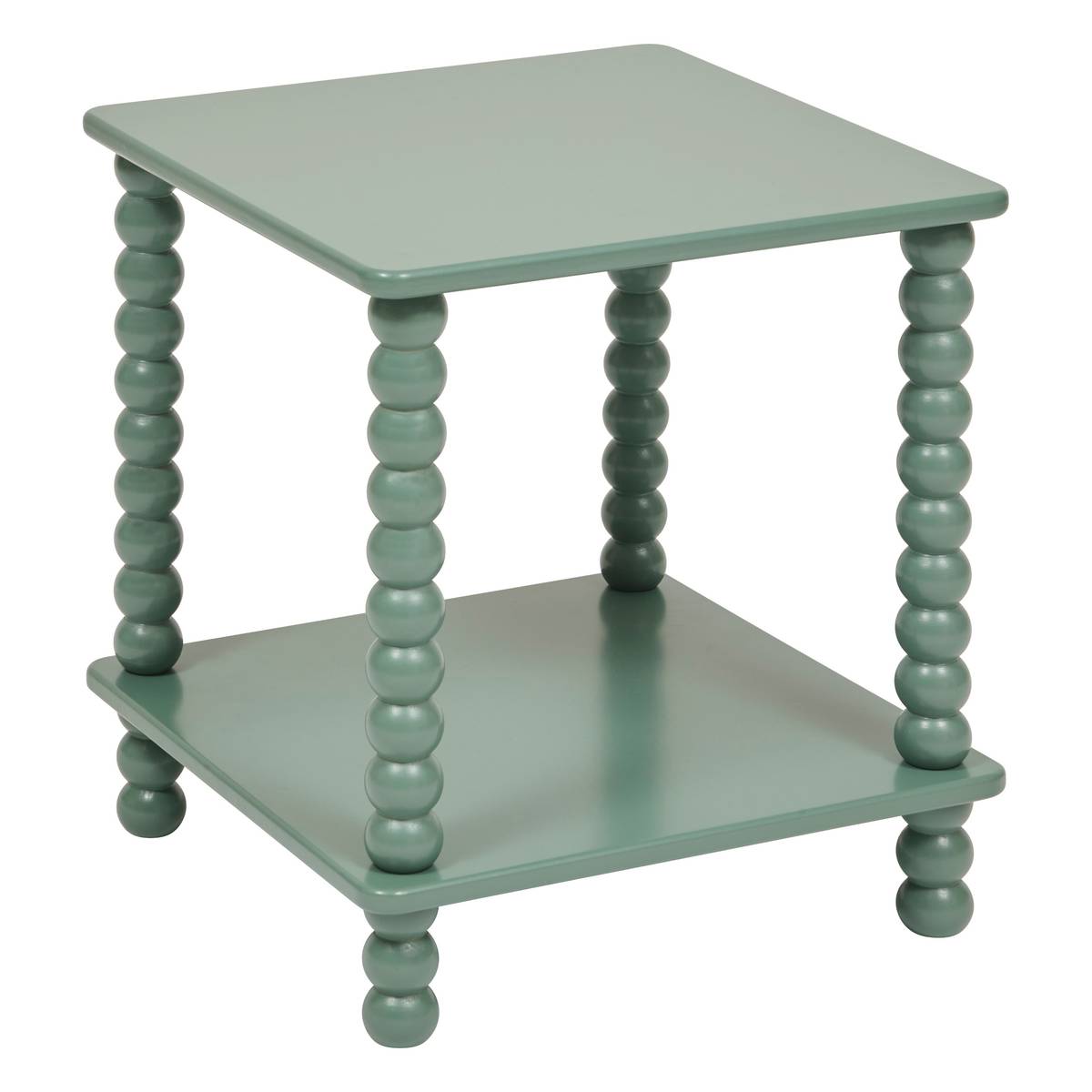 Tavolino "Chamlo" Verde Oliva, 40x40 cm Verde