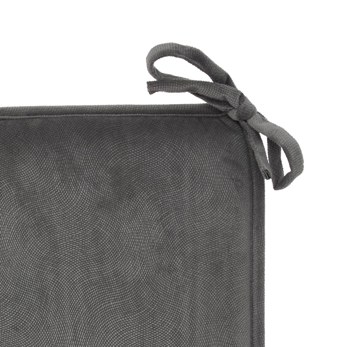Cuscino per sedia "Lilou" grigio scuro, 38x38 cm Grigio