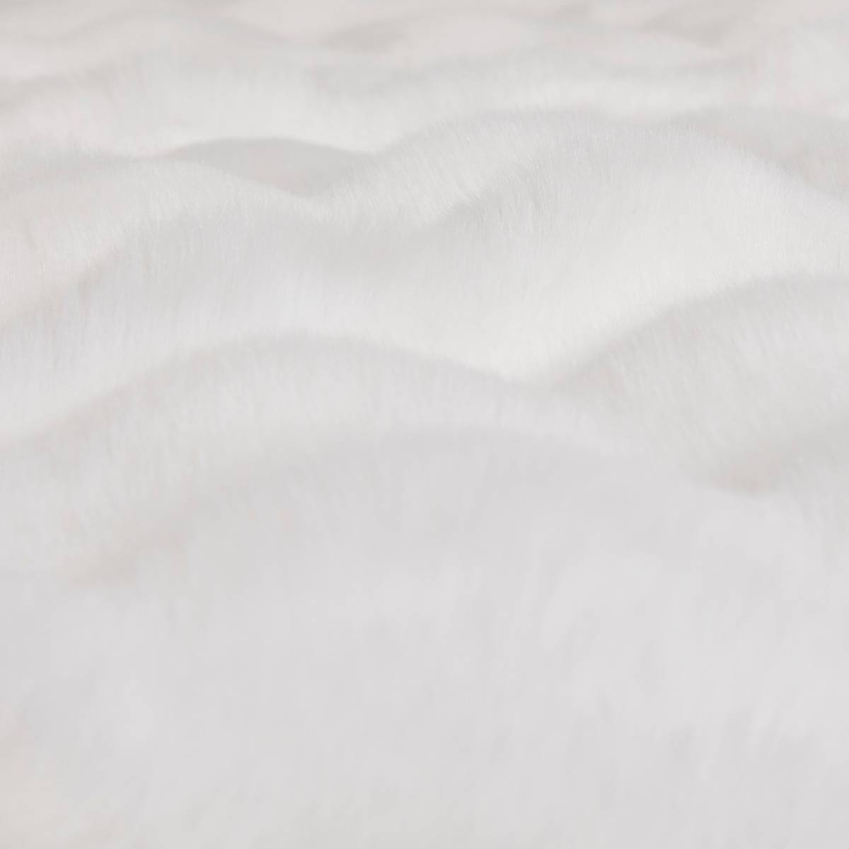 Plaid in finta pelliccia 3D "Zephy" Bianco, 230x180 cm Bianco