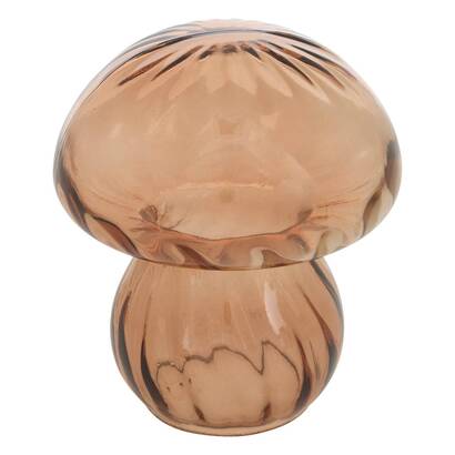 Oggetto decorativo fungo 'autunno' 13,2 x 13,2 cm