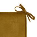 Cuscino per sedia "Lilou" Bronzo, 38x38 cm Marrone dorato
