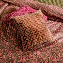 Cuscino "Bellissima" Multicolore, 40x40 cm Marrone / Rosa