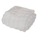 Plaid in finta pelliccia 3D "Zephy" Bianco, 230x180 cm Bianco