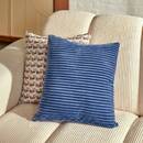 Cuscino "Arum" Blu Inchiostro, 38x38 cm Blu