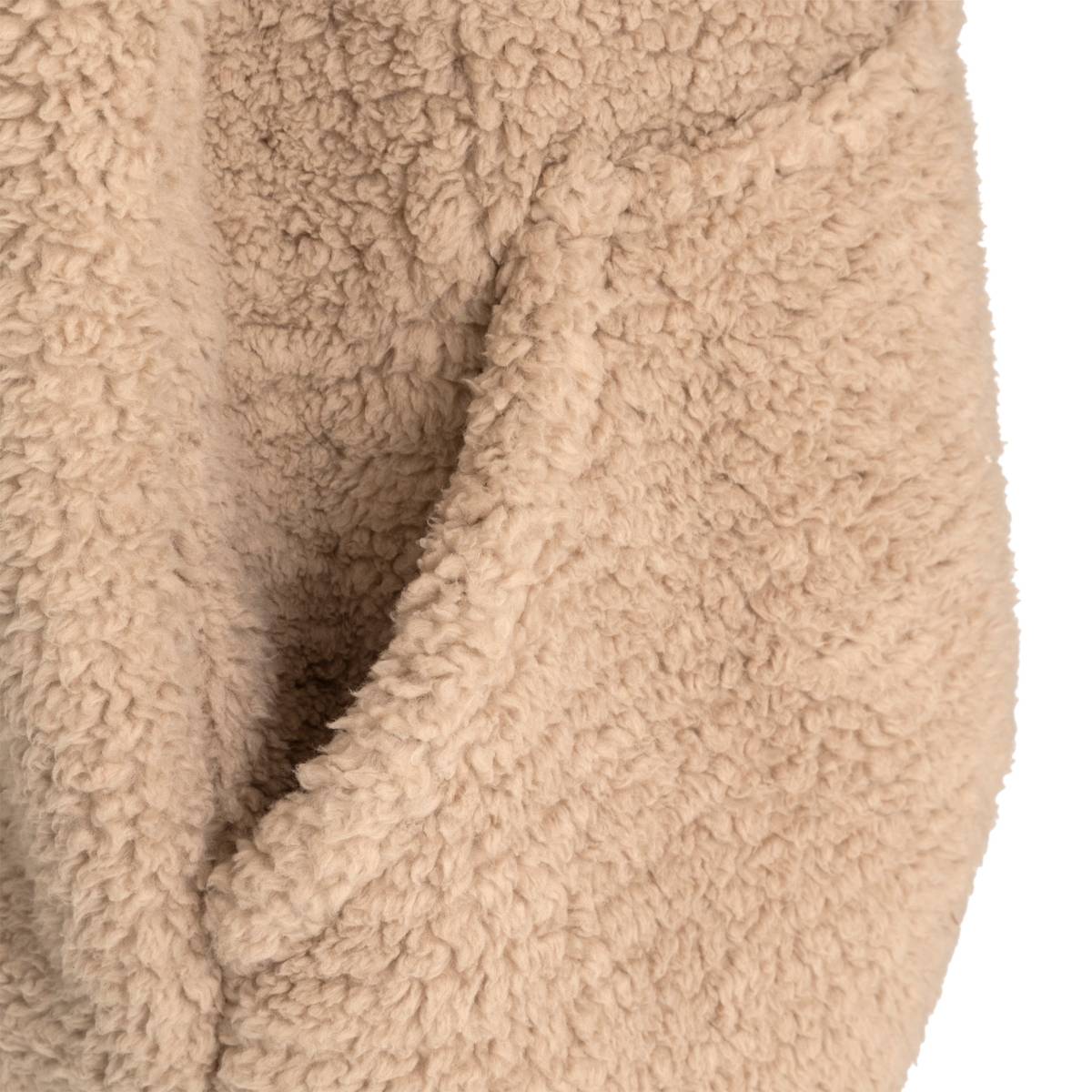 Coperta con maniche "Sherpa" Lino Beige, 70x85 cm Beige