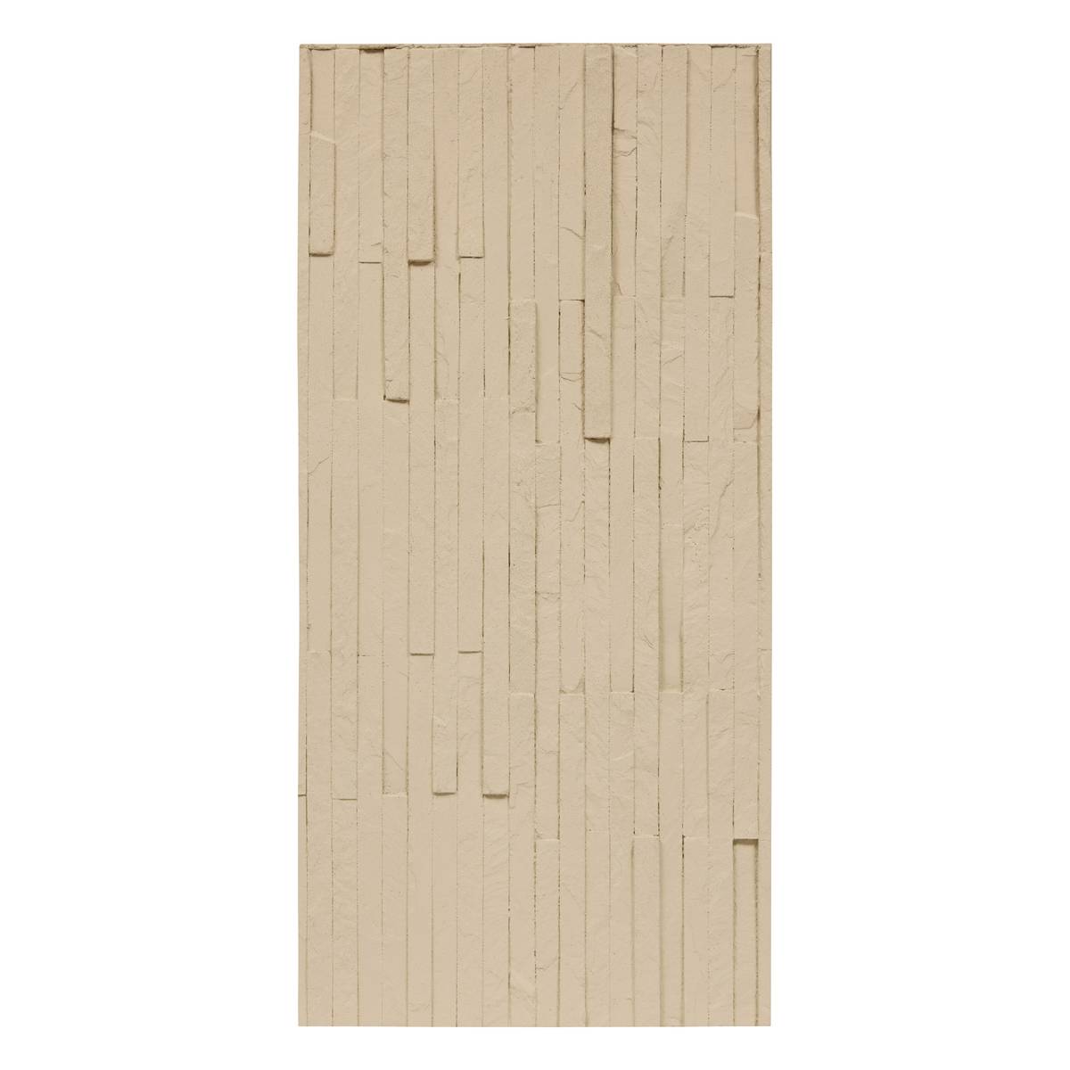 Adesivo murale effetto rivestimento "Cary" Beige, 58x28 cm Beige