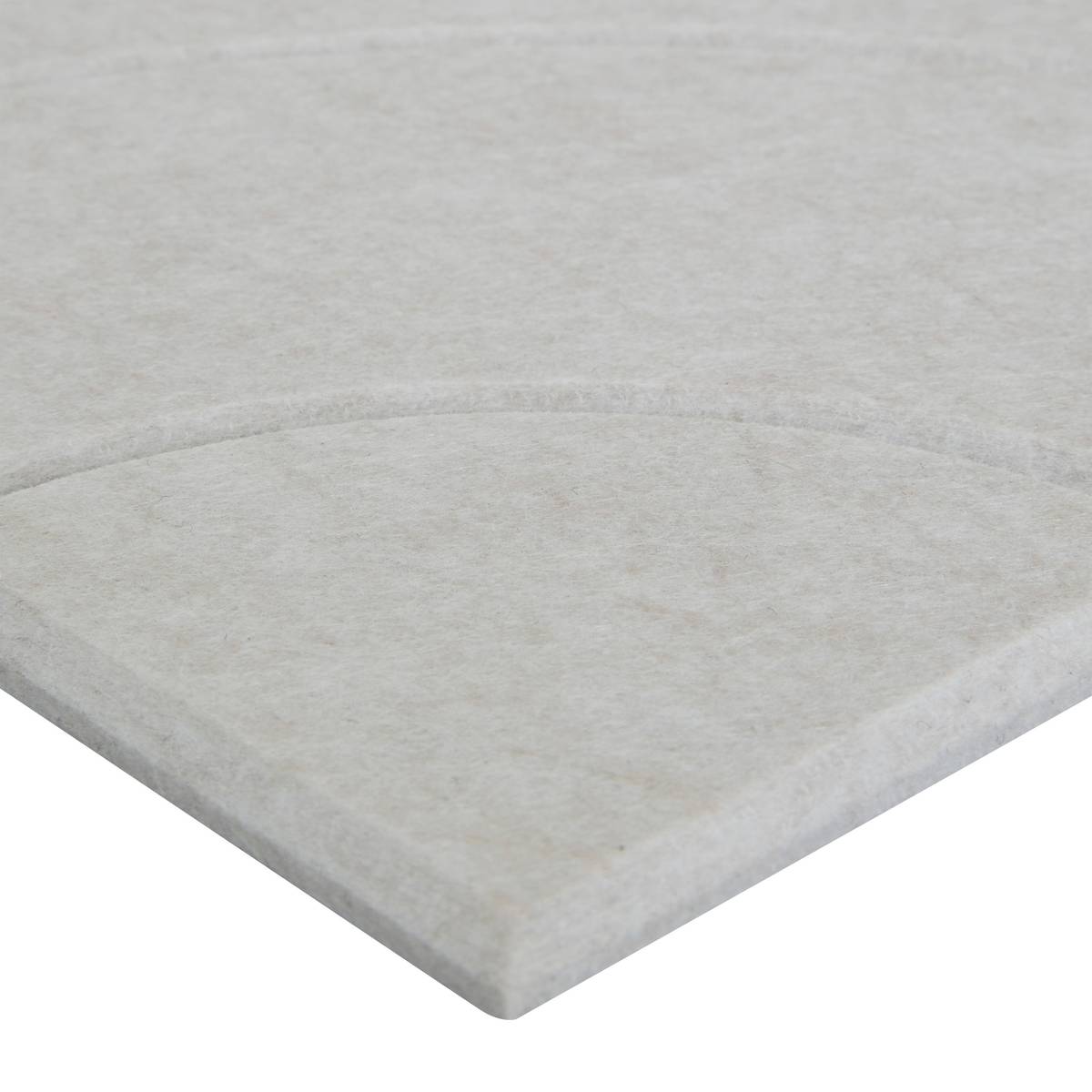 Set di 4 pannelli decorativi da parete "Feltro" Grigio, 30x30 cm Grigio 2