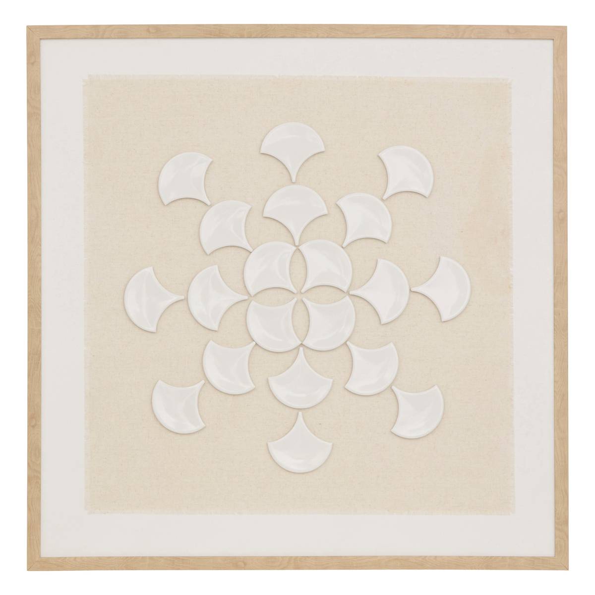 Tela 3D "Houria" Beige, 78x78 cm Beige