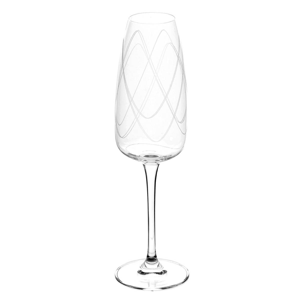 Set di 4 flute "Talia" Cristallino, 290 ml, Trasparente Trasparente