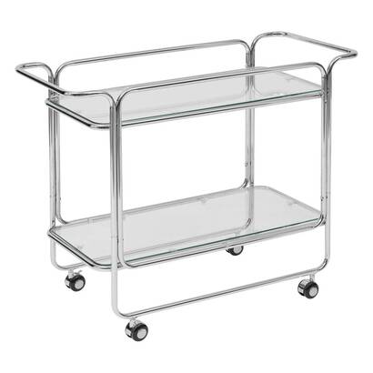Carrello "hornell" argento, 92x40 cm