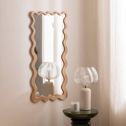 Specchio da parete "brooke" beige, 100x48 cm