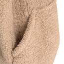 Coperta con maniche "Sherpa" Lino Beige, 70x85 cm Beige