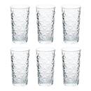 Set da 6 bicchieri alti "Juli'Eau" Vetro, 360 ml, Trasparente Trasparente