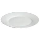 Set di 6 piatti piani "Ronde" D.27 cm, Bianco Bianco