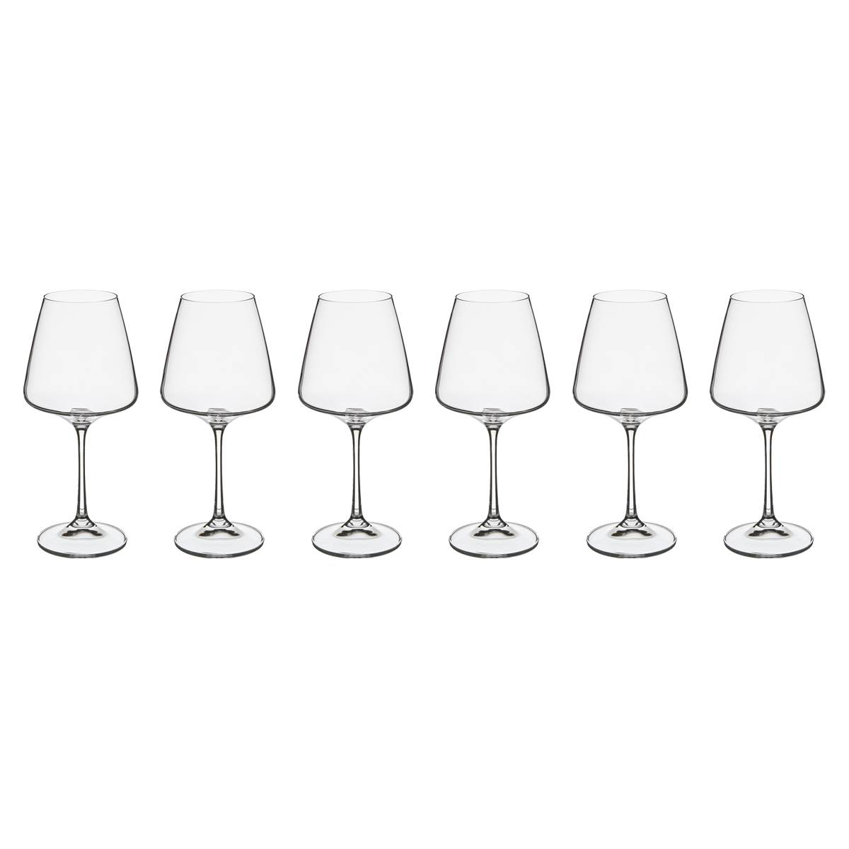 Set di 6 bicchieri da vino "Selenga" 360 ml, Trasparente Trasparente