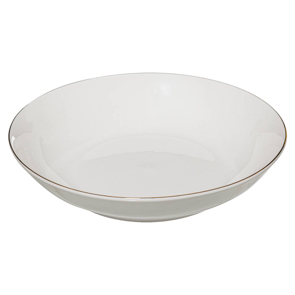 Set di 6 piatti fondi "Petit Salon" D.20 cm, Bianco Bianco