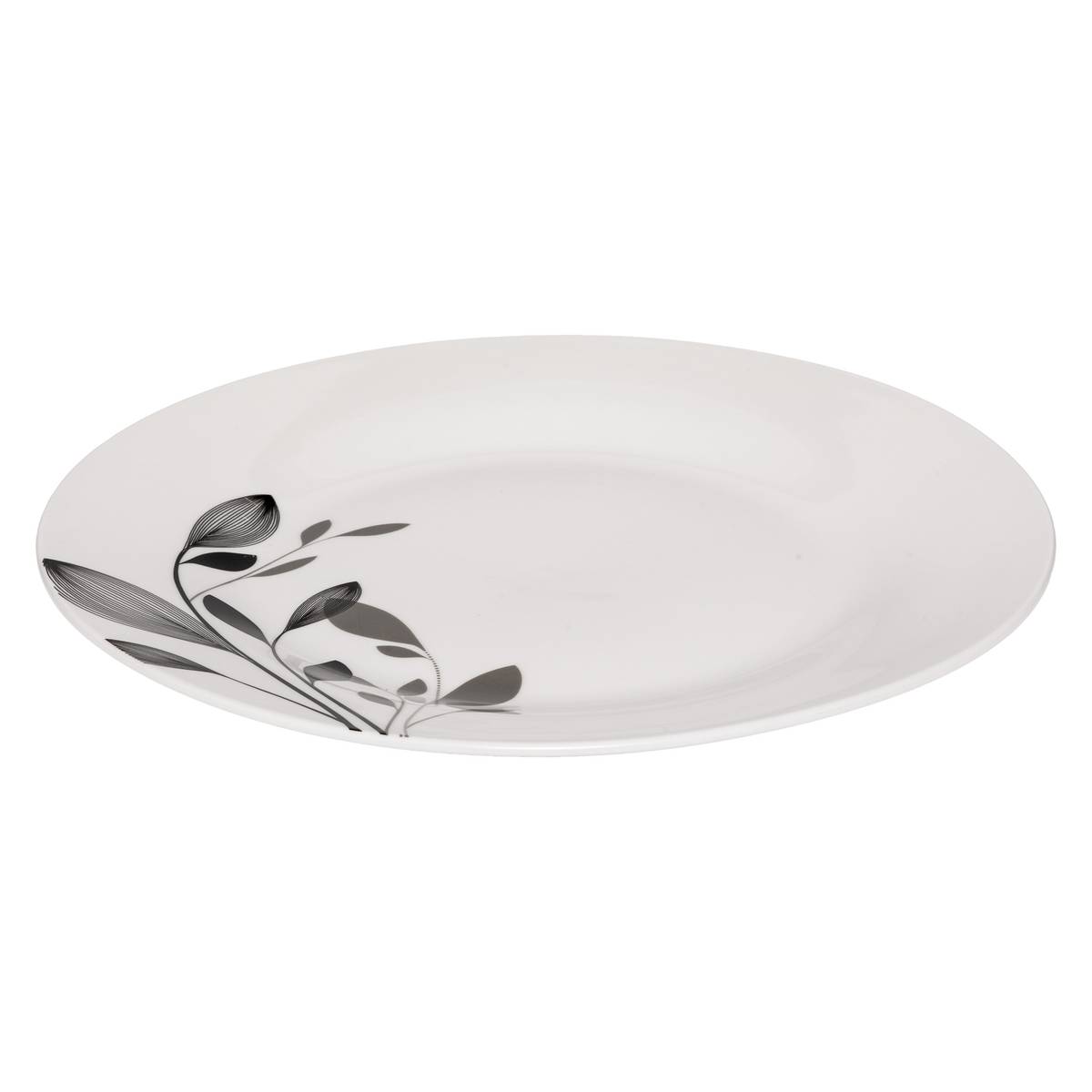 Servizio da tavola "Lila" 18 pezzi, Nero e Bianco Nero / Bianco