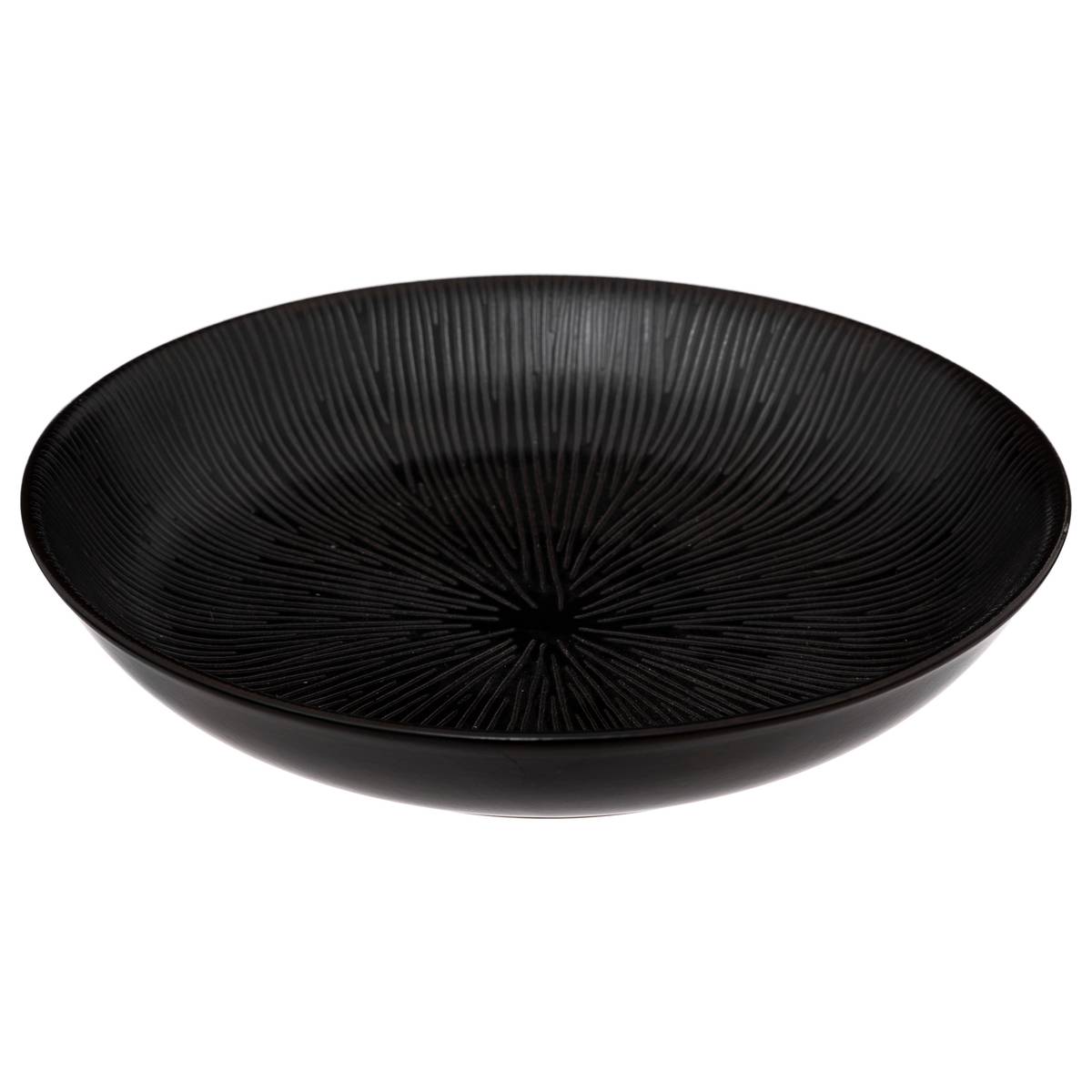Piatto fondo "Atelier" D.19 cm, Nero Nero