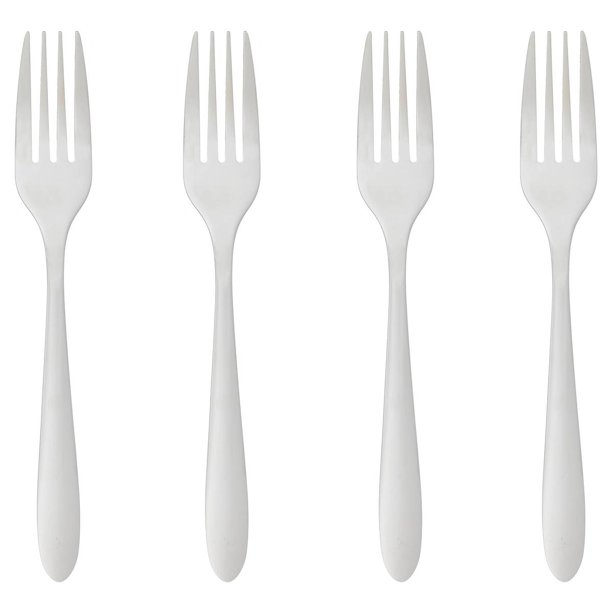 Set di 4 Forchette "Nevis" Argento Argento