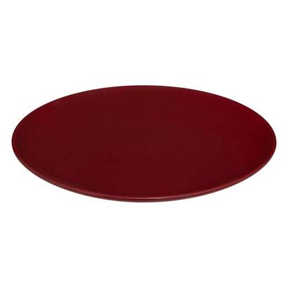 Set di 6 piatti piani "colorama" d.26,4 cm, rosso