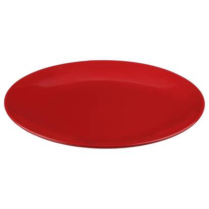 Set di 6 piatti piani "colorama" d.26,4 cm, rosso