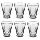 Set da 6 bicchieri bassi "Carmela" 340 ml, Trasparente Trasparente