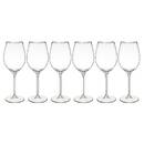 Set di 6 bicchieri da vino "Lina" 410 ml, Trasparente Trasparente