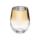 Set da 6 bicchieri bassi "Arya" 540 ml, Dorato Oro
