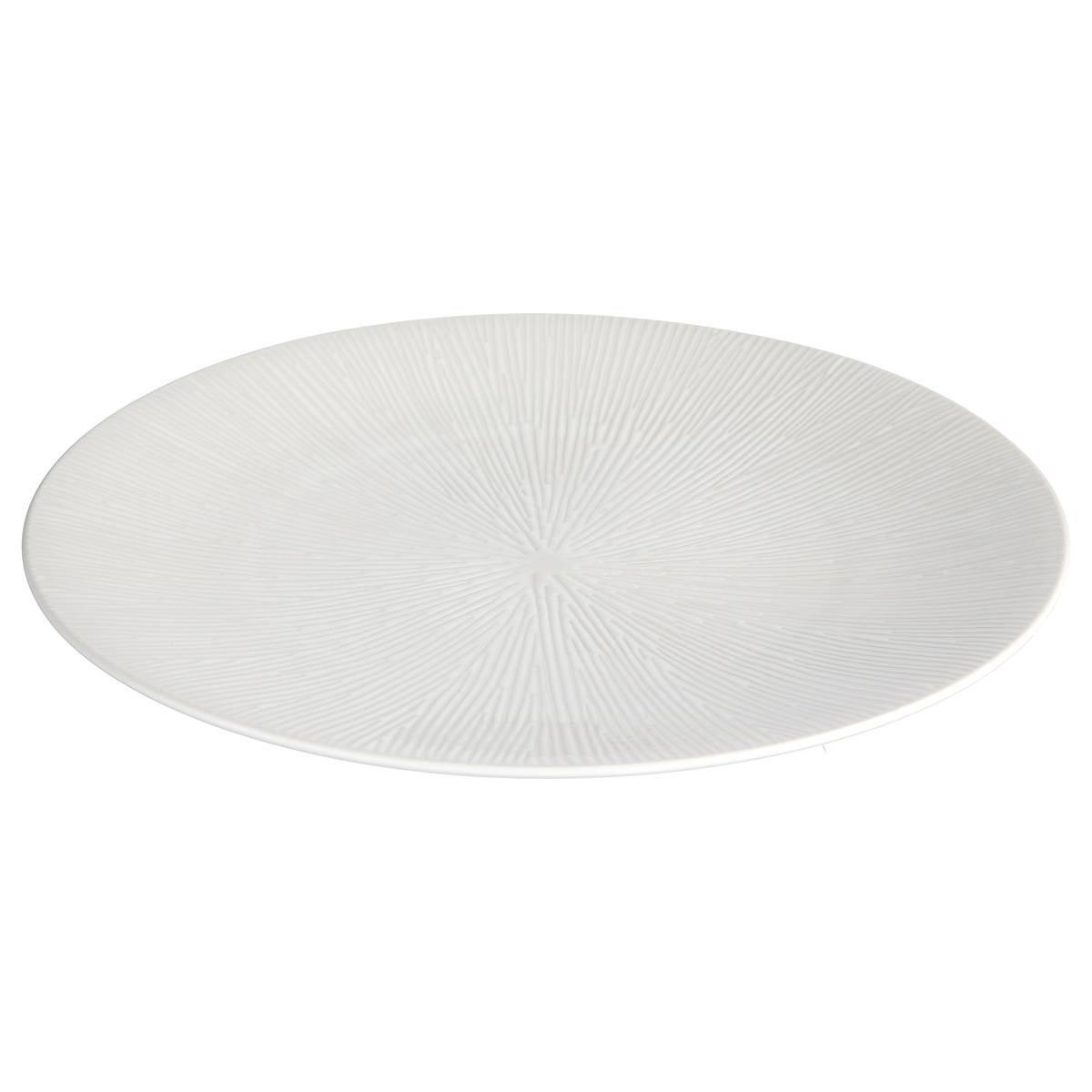 Set di 6 piatti piani "Atelier" D.27,5 cm Bianco
