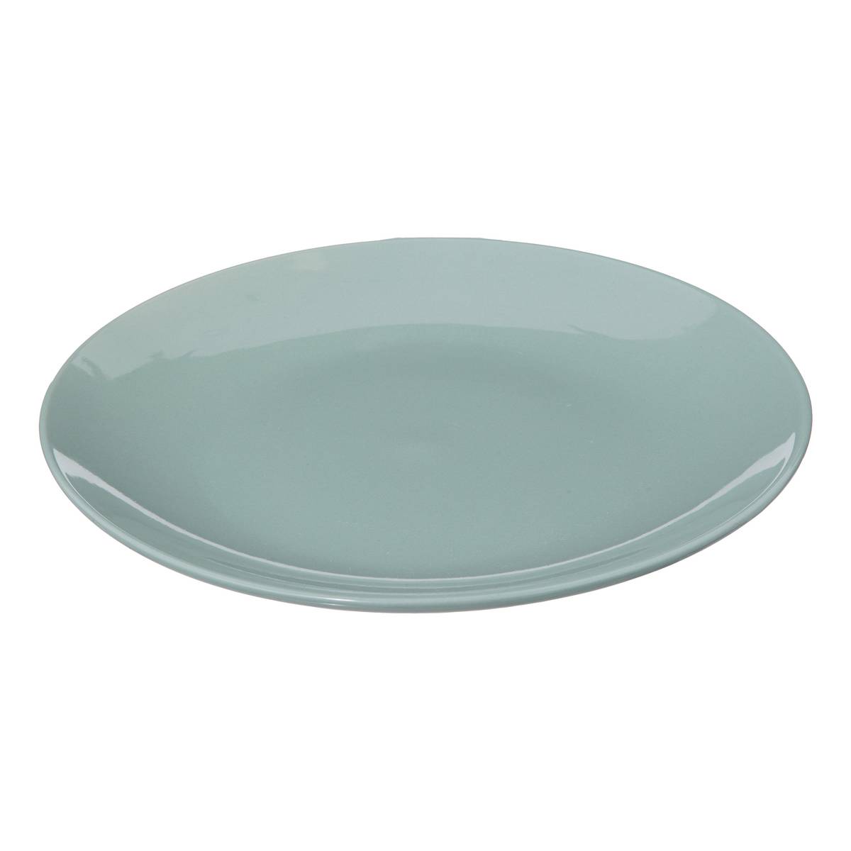 Set di 6 piatti piani "Colorama" D.26,4 cm, Verde Cedro Verde cedro
