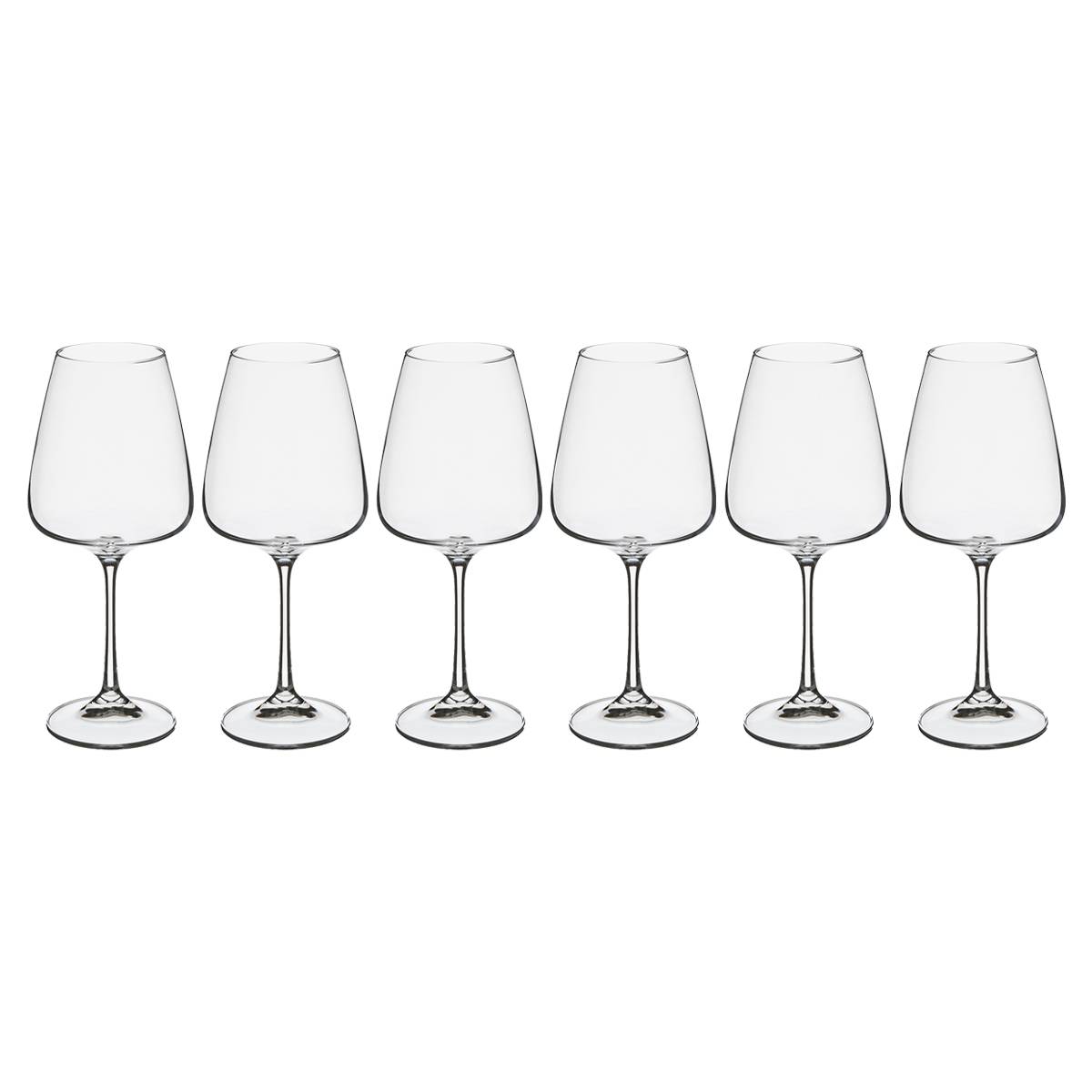 Set di 6 bicchieri da acqua "Selenga" 450 ml, Trasparente Trasparente