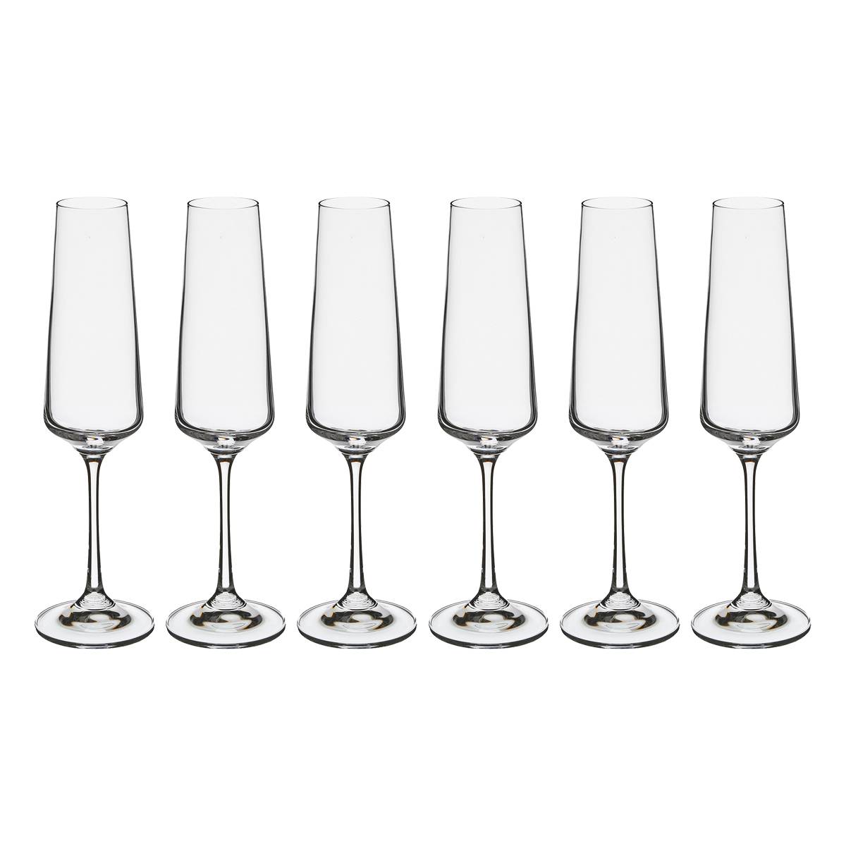 Set da 6 flute da champagne "Selenga" 160 ml, Trasparente Trasparente