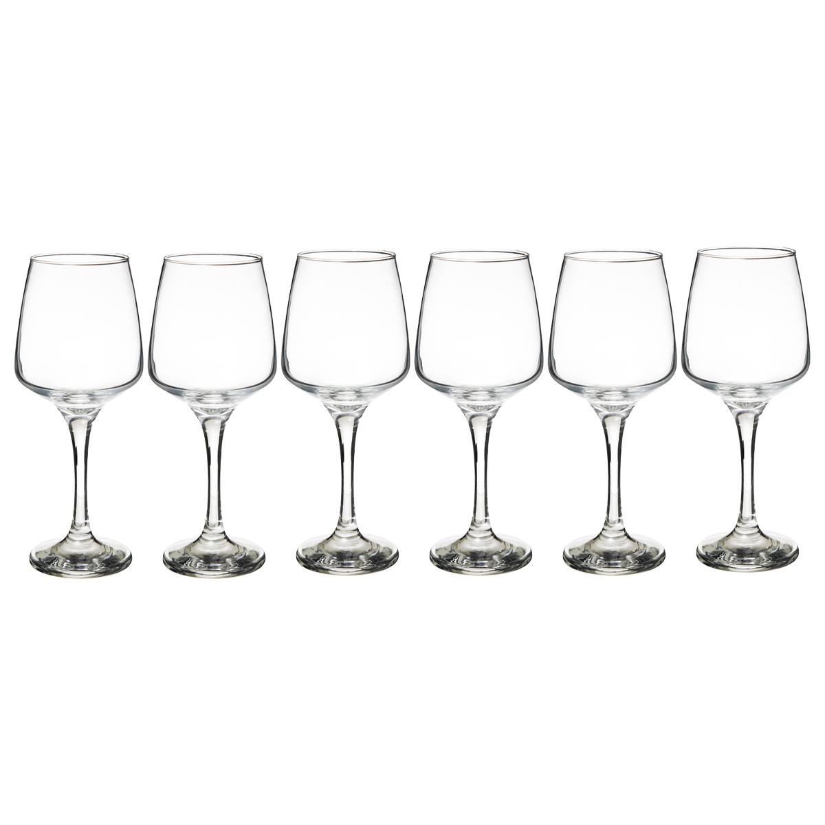 Set da 6 calici da vino "Elaya" 295 ml, Trasparente Trasparente