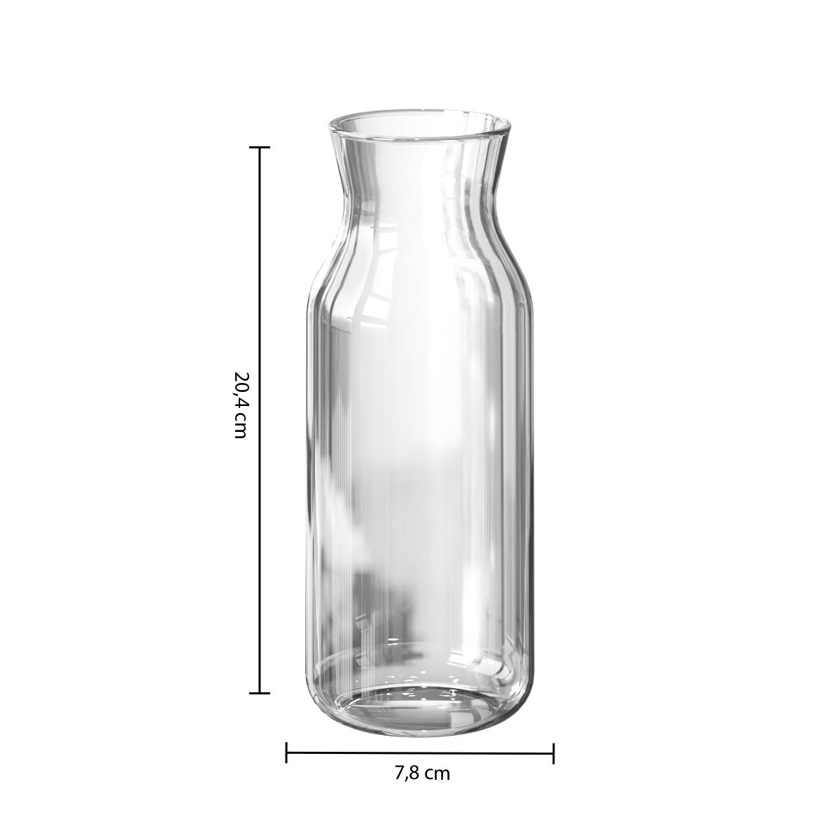 Caraffa "Sergi'Eau" 700 ml, Trasparente Trasparente