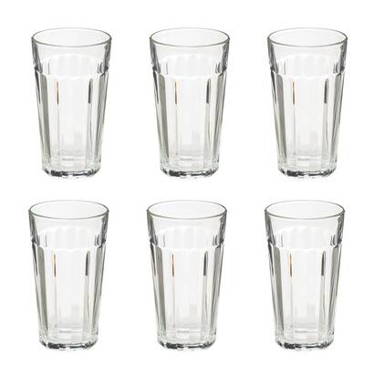 Set da 6 bicchieri alti "lorenz'eau" 350 ml, trasparente
