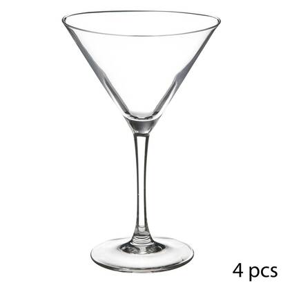 Set di 4 bicchieri da cocktail "cocktail" 300 ml, trasparente