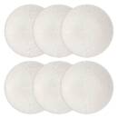 Set di 6 piatti da dessert "Atelier" D.21 cm, Bianco Bianco